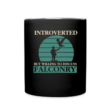 Cadeau d’ornithologie de fauconnerie - Mug uni - noir - Devant