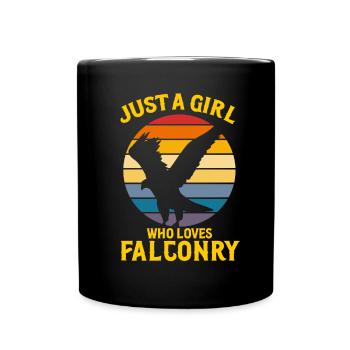 Cadeau d’ornithologie de fauconnerie - Mug uni - noir - Devant