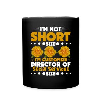 Profession : Directeur des services sociaux, Affaires sociales - Mug uni - noir - Devant