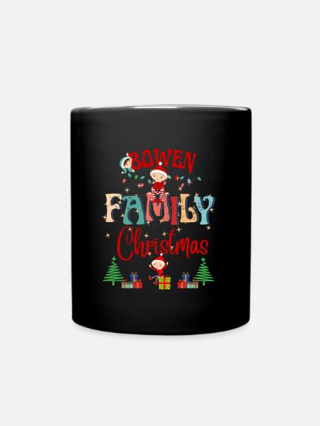 Design für Bowen-Familienfeiern - Tasse einfarbig - Schwarz
