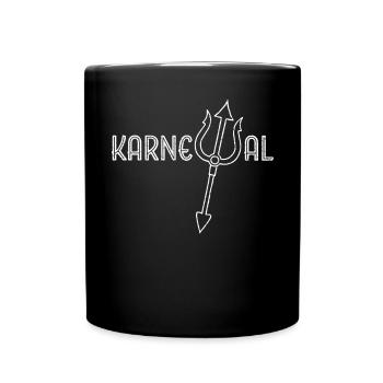 Carnaval de Cologne Carnaval Confettis Carnaval Fan - Mug uni - noir - Devant