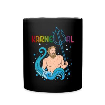 Carnival Confetti Poseidon Fastelovend - Full Colour Mug - black - Front