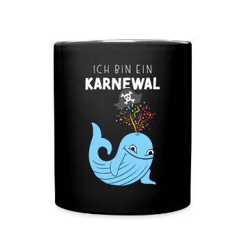 Je suis un carnaval, carnaval, confettis, pirate, - Mug uni - noir - Devant