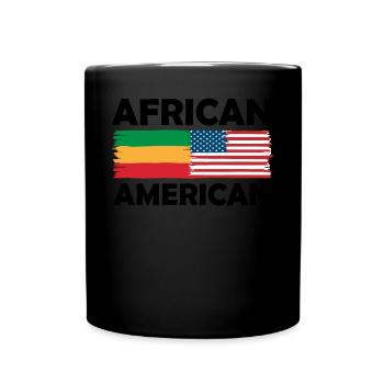 Kulturelle Vielfalt USA Weltbürger Stolz - Tasse einfarbig - Schwarz - Vorne