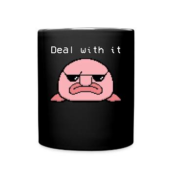 Blobfish Pixel - Full Colour Mug - black - Front