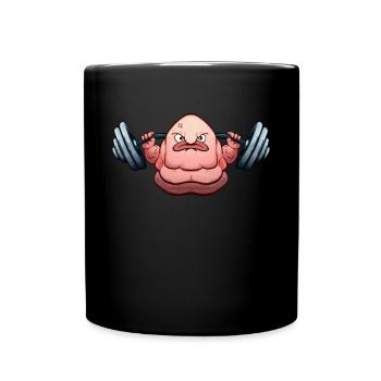 Blobfish Powerlifting Haltérophilie Haltérophile Haltérophile - Mug uni - noir - Devant