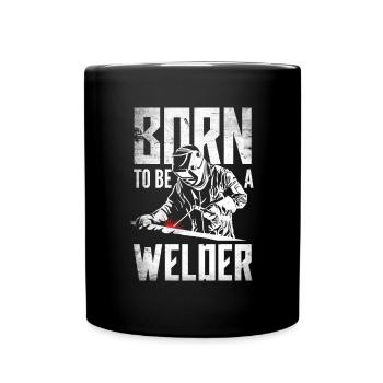 Funny Welder Gift - Full Colour Mug - black - Front