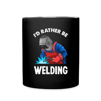 Funny Welder Gift - Full Colour Mug - black - Front