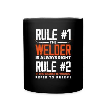 Funny Welder Gift - Full Colour Mug - black - Front
