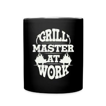 Grill Pork - Full Colour Mug - black - Front