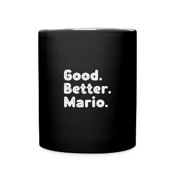 Bon meilleur Mario - Mug uni - noir - Devant