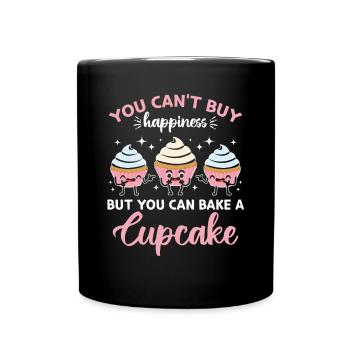 Cupcake Baking Pastry Chef Confectioner Funny Cupc - Full Colour Mug - black - Front