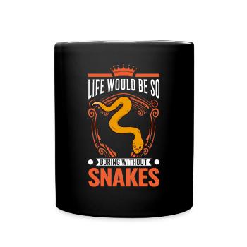 Propriétaires de serpents Amoureux des serpents - Mug uni - noir - Devant