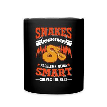 Snake Owner Corn Snake Snake - Full Colour Mug - black - Front