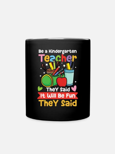 Be A Kindergarten Teacher - Tasse einfarbig - Schwarz