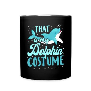 Dolphin Halloween That Is My - Full Colour Mug - black - Front