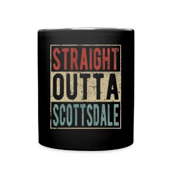 Direkt aus Scottsdale - Tasse einfarbig - Schwarz - Vorne