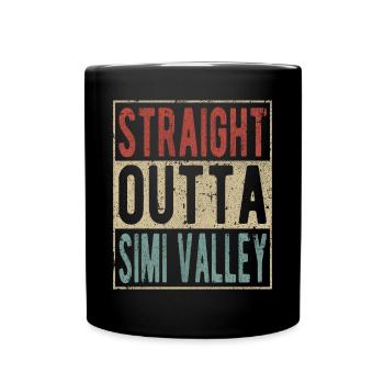 Direkt aus dem Simi-Tal - Tasse einfarbig - Schwarz - Vorne