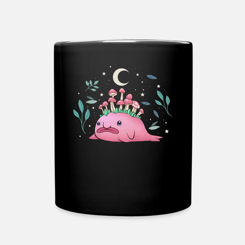 Cottagecore Blobfisch Witchy - Tasse einfarbig - Schwarz