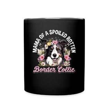 Chien Border Collie - Maman d’un Border Collie - Mug uni - noir - Devant