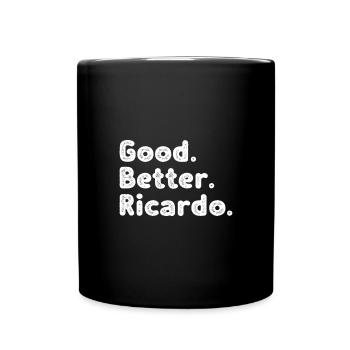 Good better Ricardo - Full Colour Mug - black - Front