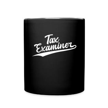 Retro Swoosh Job - Tax Examiner - Full Colour Mug - black - Front