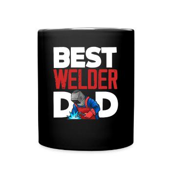 Lustiges Schweißer Geschenk - Tasse einfarbig - Schwarz - Vorne