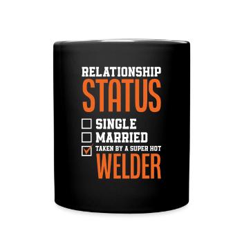 Funny Welder Gift - Full Colour Mug - black - Front
