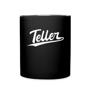 Retro Swoosh Job - Plate - Full Colour Mug - black - Front