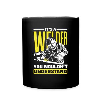 Funny Welder Gift - Full Colour Mug - black - Front