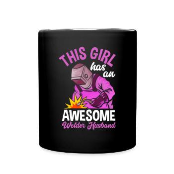 Funny Welder Gift - Full Colour Mug - black - Front