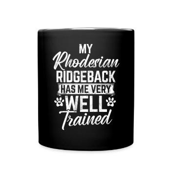 Cadeaux Rhodesian Ridgeback - Mug uni - noir - Devant