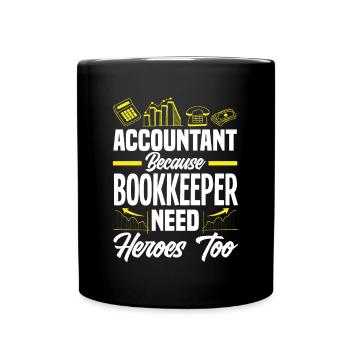 Funny Tax Advisor Accountant Gift - Full Colour Mug - black - Front
