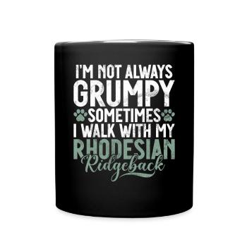 Cadeaux Rhodesian Ridgeback - Mug uni - noir - Devant