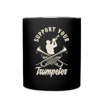 Trumpet Trumpeter Trumpet Player - Full Colour Mug - black - Front