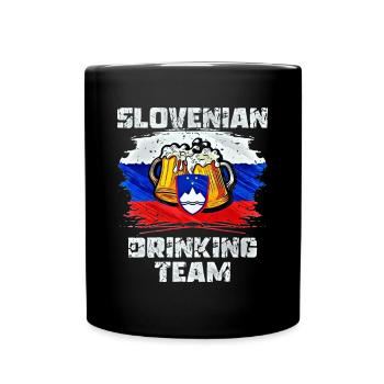 Équipe de beuverie de Slovénie - Mug uni - noir - Devant