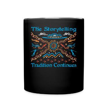 The Storytelling Tradition - Tasse einfarbig - Schwarz - Vorne