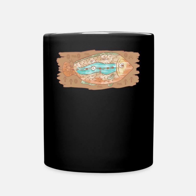 Aborigines - Tasse einfarbig - Schwarz