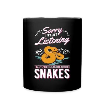 Snake Owner Corn Snake Snake - Full Colour Mug - black - Front