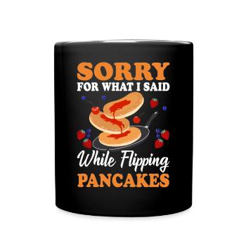 Pancake Maker - Full Colour Mug - black - Front