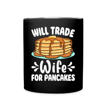 Funny Pancake Maker - Full Colour Mug - black - Front