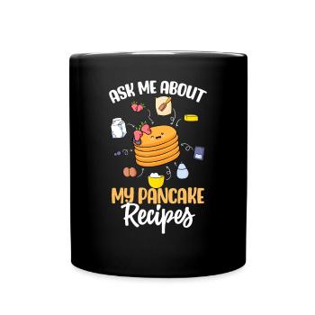 Funny Pancake Maker - Full Colour Mug - black - Front