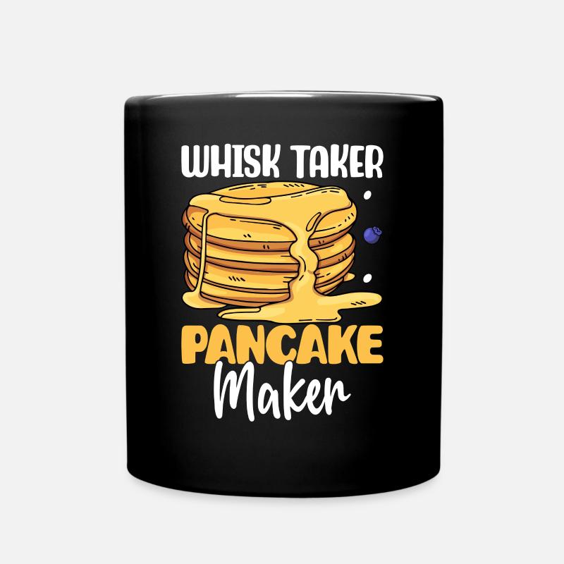 Crêpes amusantes - Mug uni - noir
