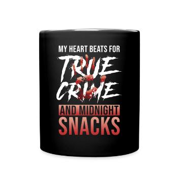 Accro au vrai crime - Mug uni - noir - Devant