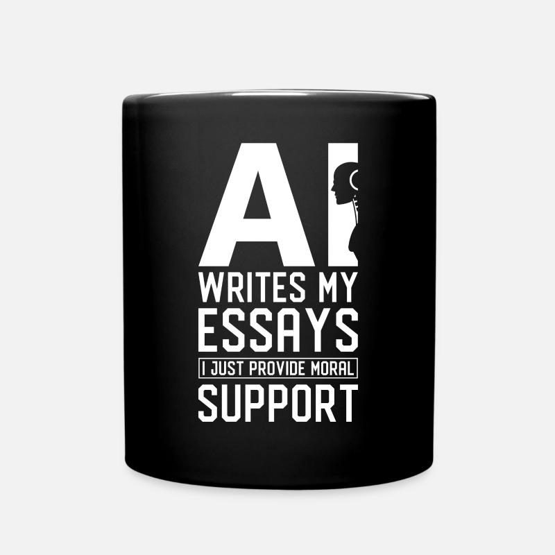 Artificial Intelligence Ai Lovers - Full Colour Mug - black