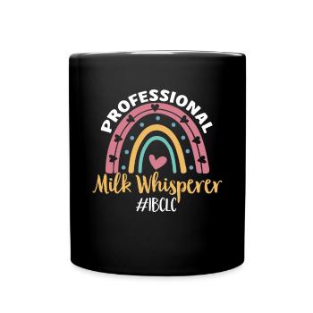 Lactation Consultant IBCLC - Full Colour Mug - black - Front