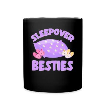 Sleepover Party Pajamas Slumber Party - Full Colour Mug - black - Front