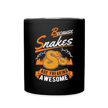 Propriétaires de serpents Amoureux des serpents - Mug uni - noir - Devant