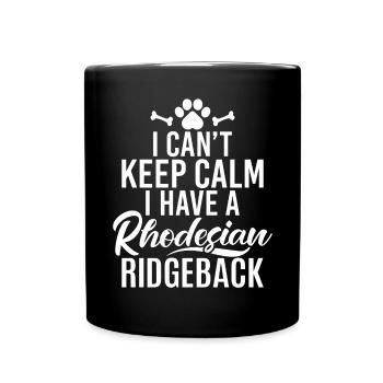 Rhodesian Ridgeback Gifts - Full Colour Mug - black - Front