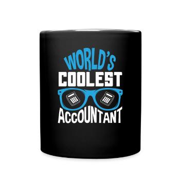 Funny Tax Advisor Accountant Gift - Full Colour Mug - black - Front